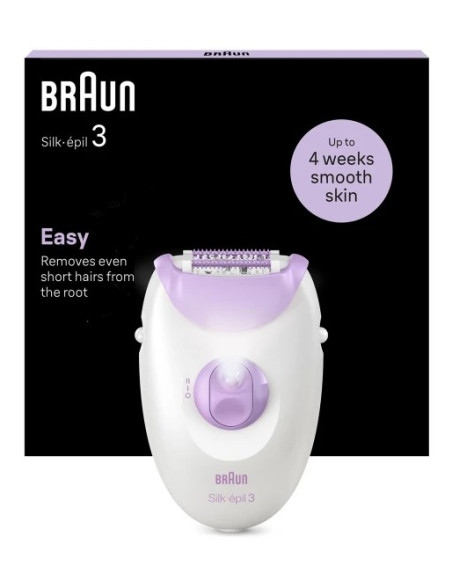 Braun Silk-Épil 3 3-000 20 Pęset(Y) Fioletowy, Biały