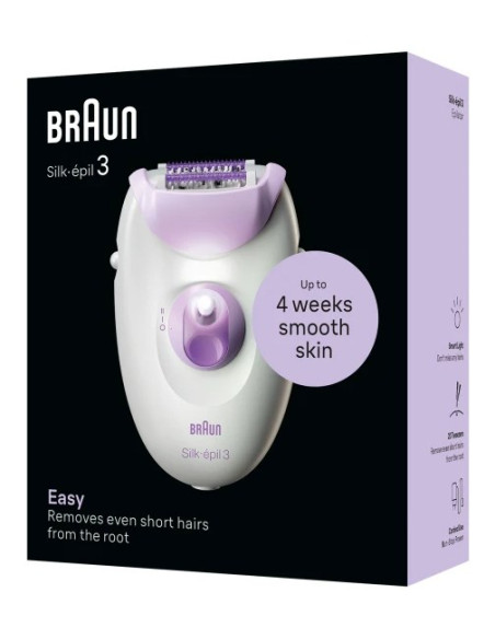 Braun Silk-Épil 3 3-000 20 Pęset(Y) Fioletowy, Biały