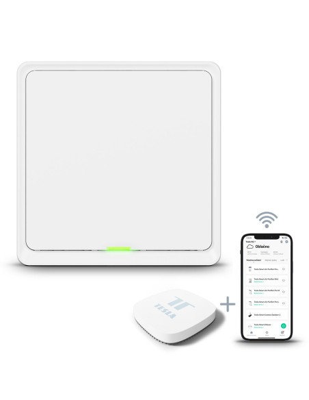 Włącznik Pojedynczy Tesla Tsl-Swi-Zigbee1 Smart Switch Zigbee