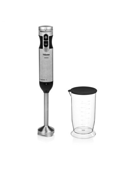 Tristar Mx-4828 Blender 0,7 L Blender Immersyjny 1000 W Czarny, Stal Nierdzewna