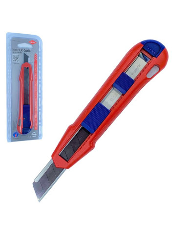 Knipex Cutix® Czarny, Niebieski, Czerwony Odłamywane Ostrze Noża