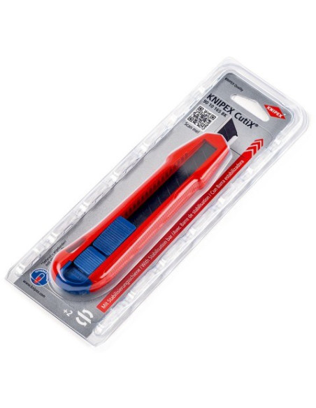 Knipex Cutix® Czarny, Niebieski, Czerwony Odłamywane Ostrze Noża