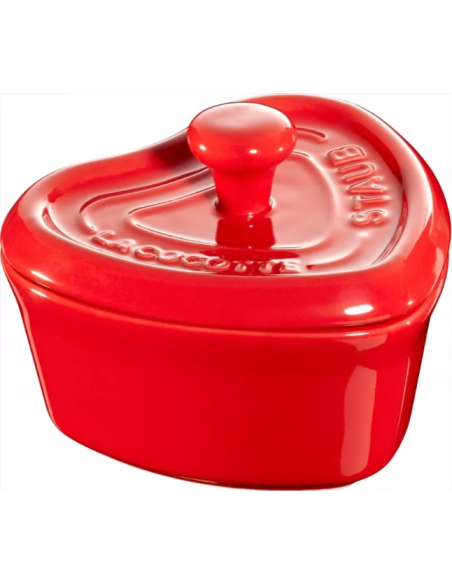 Mini Cocotte Serce Staub 40511-092-0 - Czerwony 200 Ml