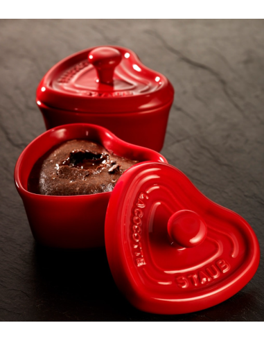 Mini Cocotte Serce Staub 40511-092-0 - Czerwony 200 Ml