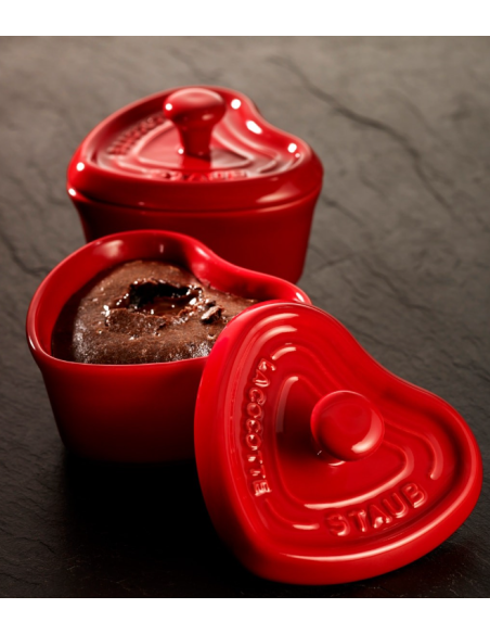 Mini Cocotte Serce Staub 40511-092-0 - Czerwony 200 Ml