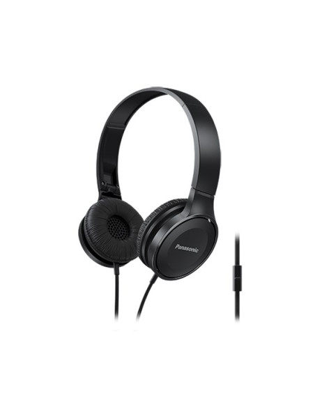 Słuchawki Panasonic Rp-Hf100Me-K (Nauszne  Tak - Przewodowy  Kolor Czarny