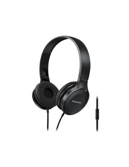 Słuchawki Panasonic Rp-Hf100Me-K (Nauszne  Tak - Przewodowy  Kolor Czarny