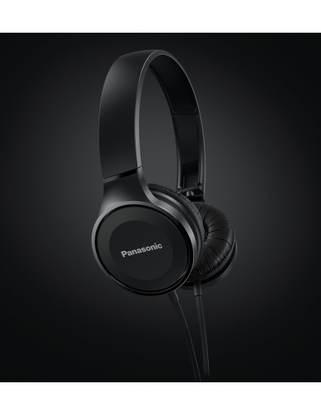 Słuchawki Panasonic Rp-Hf100Me-K (Nauszne  Tak - Przewodowy  Kolor Czarny