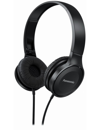 Słuchawki Panasonic Rp-Hf100Me-K (Nauszne  Tak - Przewodowy  Kolor Czarny