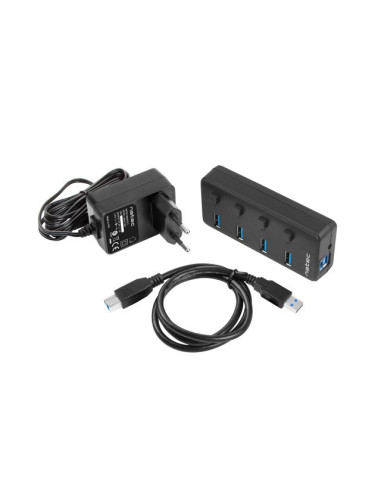 Hub Natec Mantis 2 Nhu-1557 (4X Usb 3.0  Kolor Czarny)