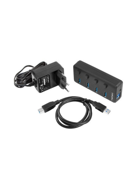 Hub Natec Mantis 2 Nhu-1557 (4X Usb 3.0  Kolor Czarny)