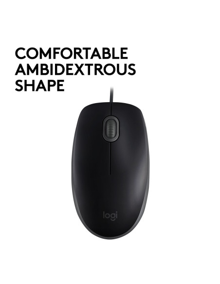 Mysz Logitech 910-005508 (Optyczna  1000 Dpi  Kolor Czarny)