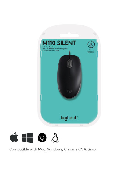 Mysz Logitech 910-005508 (Optyczna  1000 Dpi  Kolor Czarny)