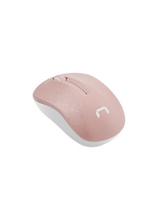 Natec Mysz Bezprzewodowa Toucan Pink-White 1600Dpi Nmy-1652