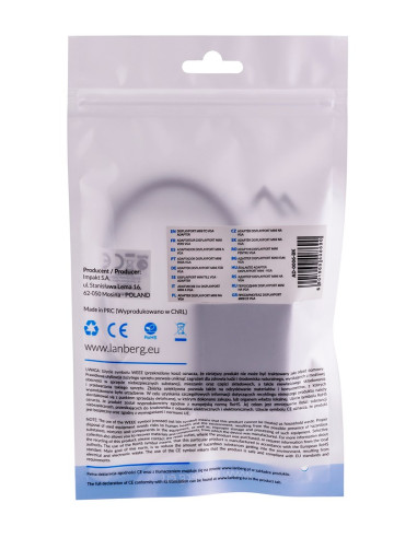 Adapter Lanberg Ad-0006-Bk (Mini Displayport M - D-Sub (Vga) F  0,20M  Kolor Czarny)