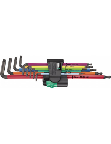 Zestaw Kluczy Trzpieniowych Torx 967/9 Tx Xl Multic Tx8-Tx40