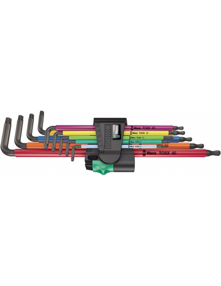 Zestaw Kluczy Trzpieniowych Torx 967/9 Tx Xl Multic Tx8-Tx40