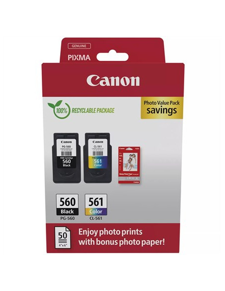 Canon 3713C008 Nabój Z Tuszem 2 Szt. Oryginalny Czarny, Cyjan, Purpurowy, Żółty