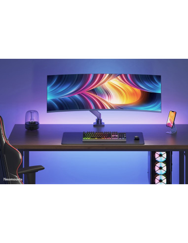 Neomounts Nm-D775Blackplus Uchwyt / Stojak Do Monitorów 124,5 Cm (49") Biurko Czarny