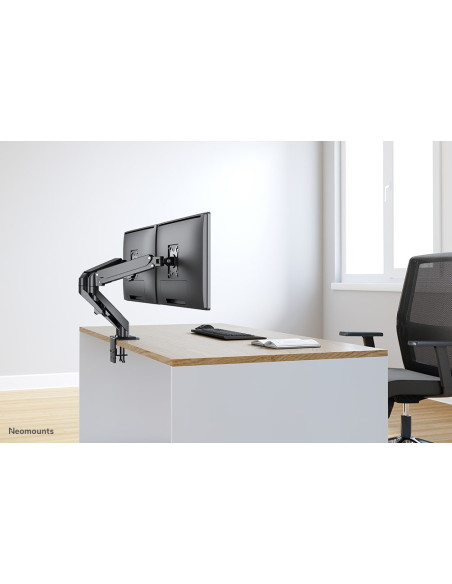 Neomounts Ds70-700Bl2 Uchwyt / Stojak Do Monitorów 68,6 Cm (27") Biurko Czarny