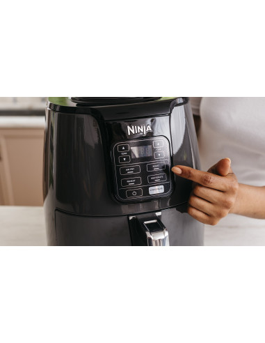 Ninja Af100 Pojedyńczy 3,8 L Autonomiczny 1550 W Frytkownica Na Gorące Powietrze Czarny