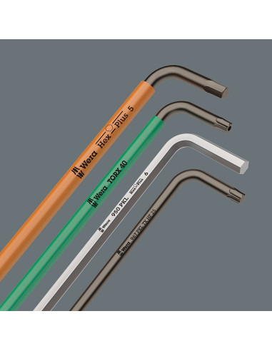 Wera 950/9 Hex-Plus 6 Klucz Imbusowy W Kształcie Litery L Metryczny 9 Szt.