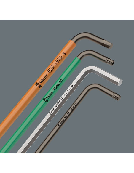 Wera 950/9 Hex-Plus 6 Klucz Imbusowy W Kształcie Litery L Metryczny 9 Szt.