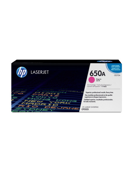 Hp 650A Oryginalny Wkład Z Purpurowym Tonerem Laserjet