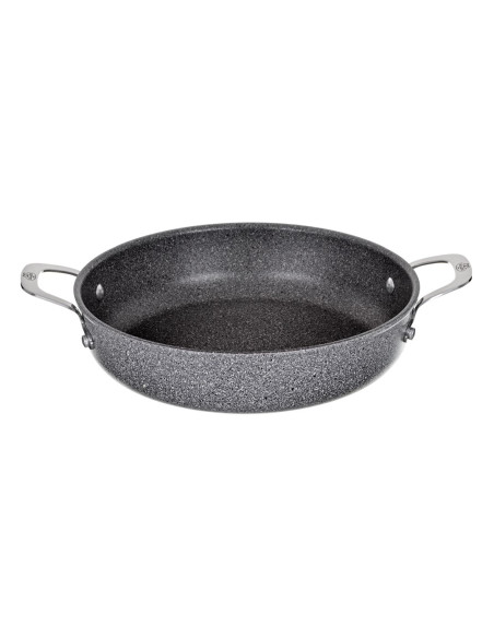Patelnia Ballarini Salina Granitium Głęboka Z 2 Uchwytami Granitowa 24 Cm 75002-811-0