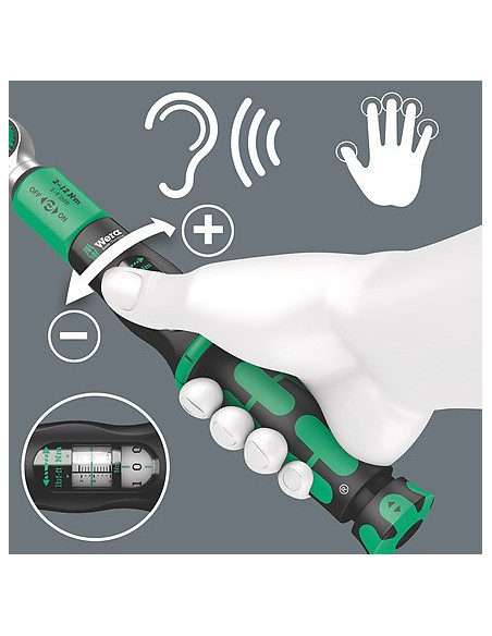 Klucz Dynamometryczny Safe-Torque A1, 1/4', 2-12Nm, 10 Części