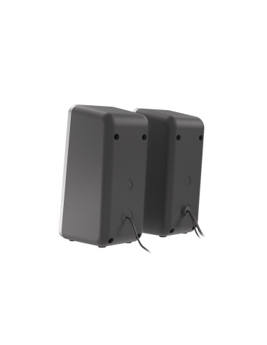 Genesis Helium 100 Bt Rgb Zestaw Głośników 10 W Pc/Laptop Czarny, Srebrny 2.0 Kan. Bluetooth