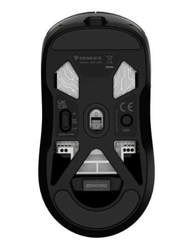 Genesis Nmg-2193 Myszka Gaming Oburęczny Bluetooth + Usb Type-C Optyczny 26000 Dpi
