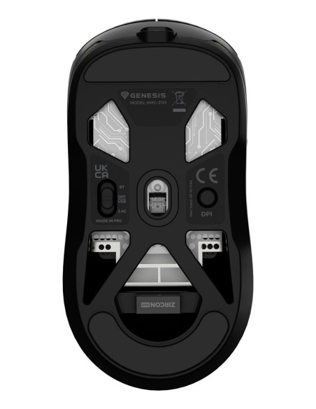 Genesis Nmg-2193 Myszka Gaming Oburęczny Bluetooth + Usb Type-C Optyczny 26000 Dpi