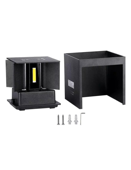 Oprawa Ścienna Led V-Tac Vt-759-B 5W Ip65 3000K 700Lm (Sku 217078) Czarny