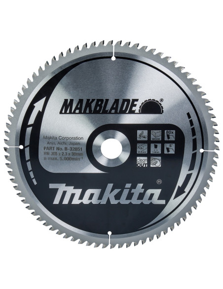Piła Spiekowa Do Drewna Makblade 305*30Mm 80Z