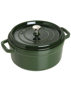 Staub La Cocotte Garnek Żeliwny Okrągły 3.8 Ltr, Zielony