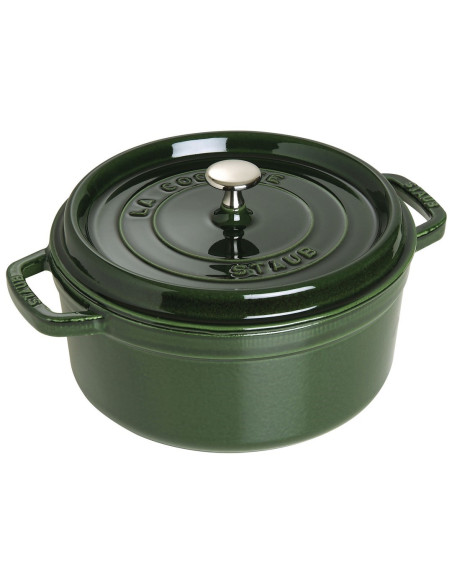 Staub La Cocotte Garnek Żeliwny Okrągły 3.8 Ltr, Zielony