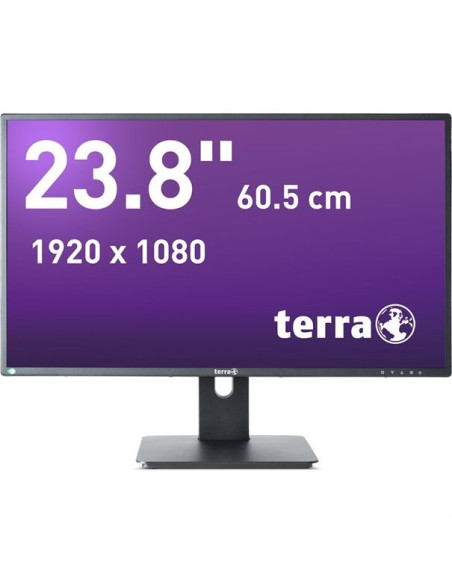 Wortmann Ag Terra 3030206 Led Display 60,5 Cm (23.8") 1920 X 1080 Px Full Hd Czarny