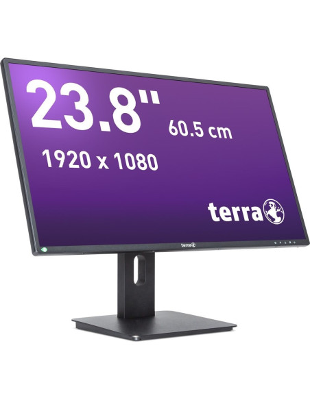 Wortmann Ag Terra 3030206 Led Display 60,5 Cm (23.8") 1920 X 1080 Px Full Hd Czarny