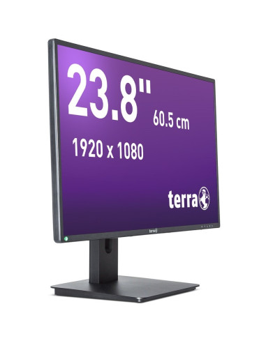 Wortmann Ag Terra 3030206 Led Display 60,5 Cm (23.8") 1920 X 1080 Px Full Hd Czarny