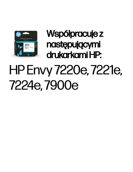 Tusz Hp 303 Cyan/Magenta/Yellow