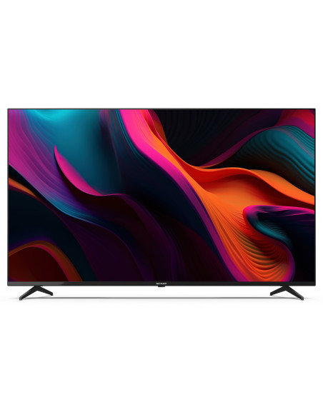 Sharp 55" 4K Ultra Hd Led Google Tv 139,7 Cm (55") Smart Tv Wi-Fi Czarny