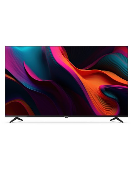 Sharp 55" 4K Ultra Hd Led Google Tv 139,7 Cm (55") Smart Tv Wi-Fi Czarny