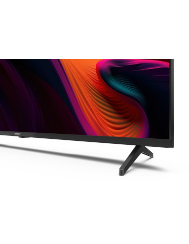 Sharp 55" 4K Ultra Hd Led Google Tv 139,7 Cm (55") Smart Tv Wi-Fi Czarny