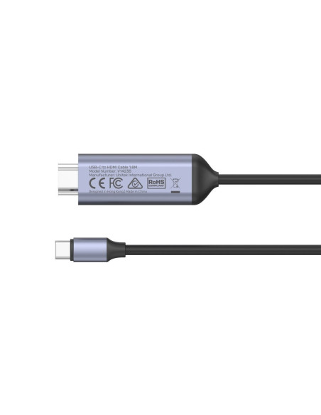 Unitek Kabel Hdmi 2.1, Usb-C, 8K, 1,8M, V1423B