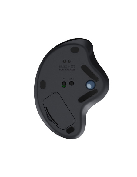 Logitech Ergo M575 For Business Myszka Biuro Po Prawej Stronie Rf Wireless + Bluetooth Manipulator Kulkowy 2000 Dpi