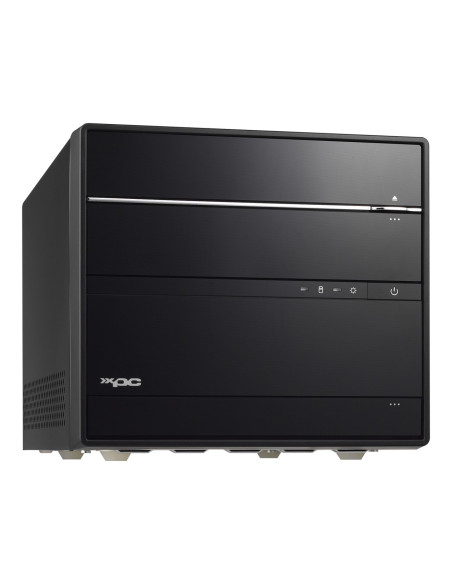 Shuttle Sh570R6 Komputer Typu Barebone Sześcian Czarny Intel H570 Lga 1200 (Socket H5)