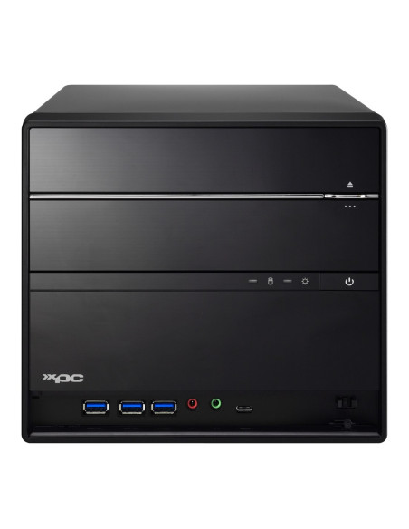 Shuttle Sh570R6 Komputer Typu Barebone Sześcian Czarny Intel H570 Lga 1200 (Socket H5)