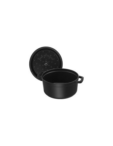 Garnek Żeliwny Okrągły Staub 40509-863-0 - Czarny 8.35 Ltr