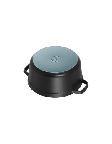 Garnek Żeliwny Okrągły Staub 40509-863-0 - Czarny 8.35 Ltr